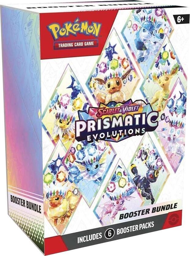 Pokémon Trading Card Game Prismatic Evolutions booster bundle packaging